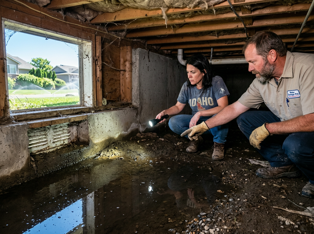 Why Treasure Valley Crawl Spaces Flood During Irrigation Season